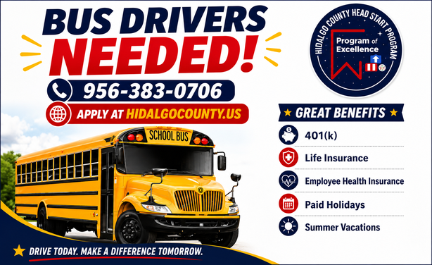 Bus Drivers Needed graphic