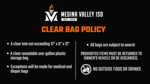 Clear bag policy