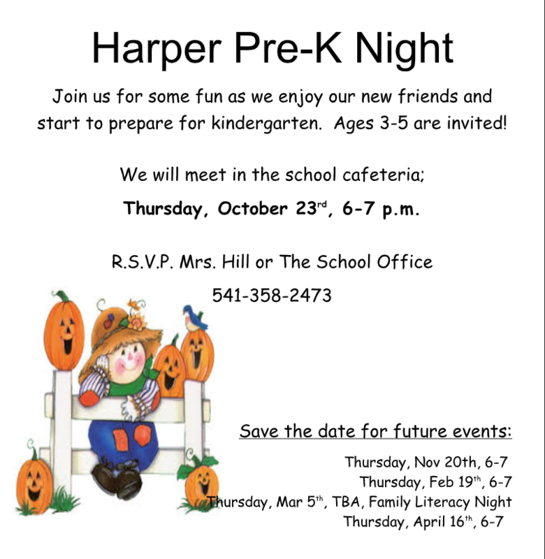 PreK nights