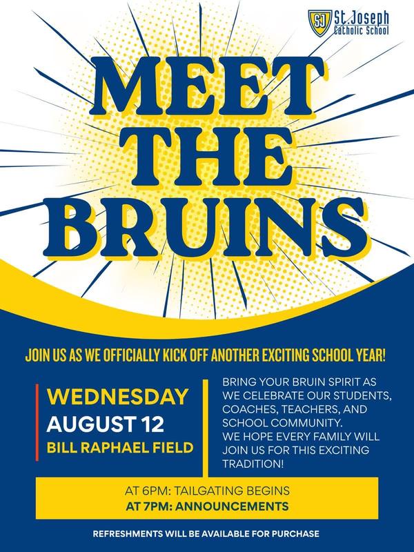 St. Richard Families Invited to Meet the Bruins - August 12 Featured Photo