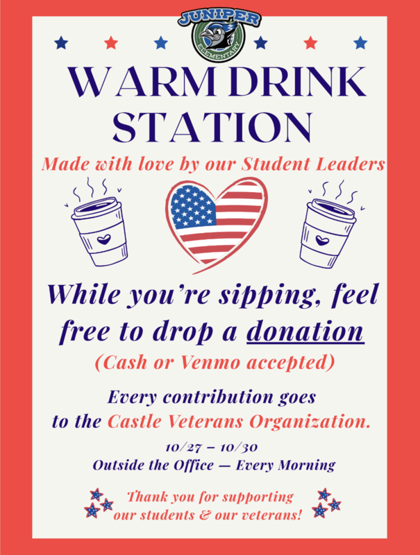 Warm drink station flyer English