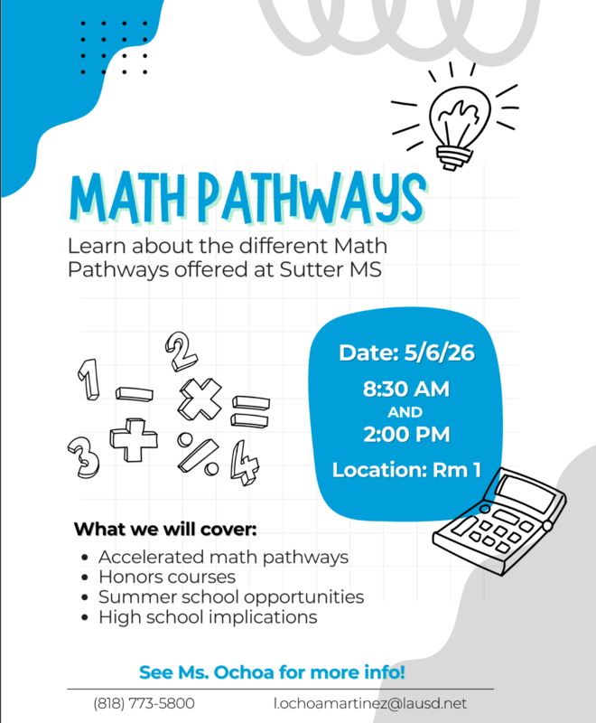 Math Pathways Flier