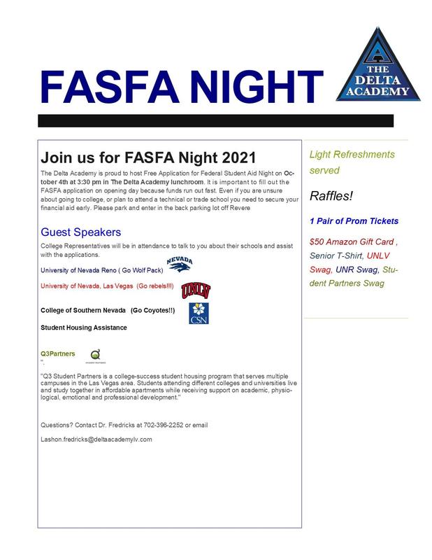 2022 Graduates - Join us for FASFA Night! Featured Photo