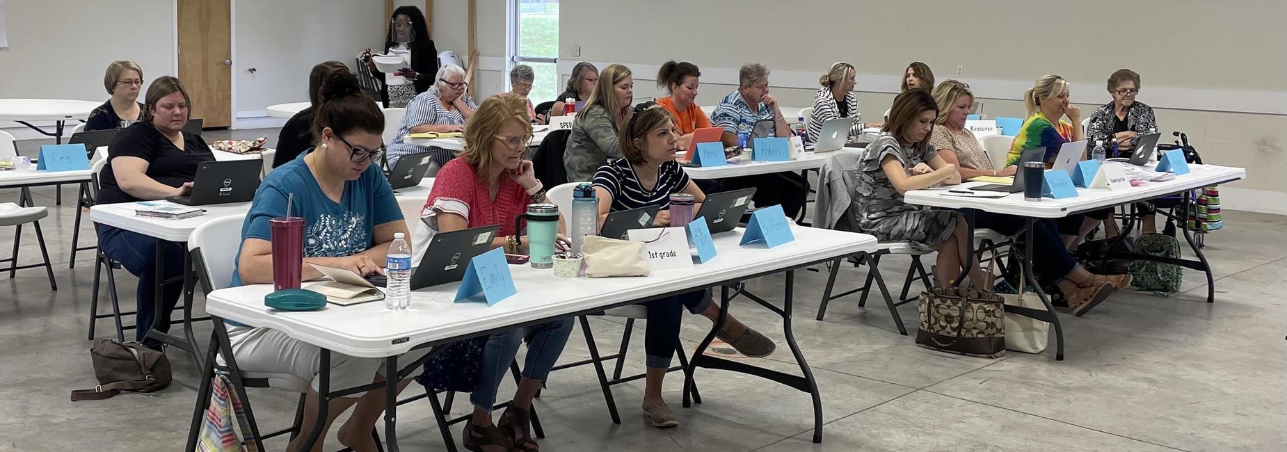 Photo of teacher in Read 360 training