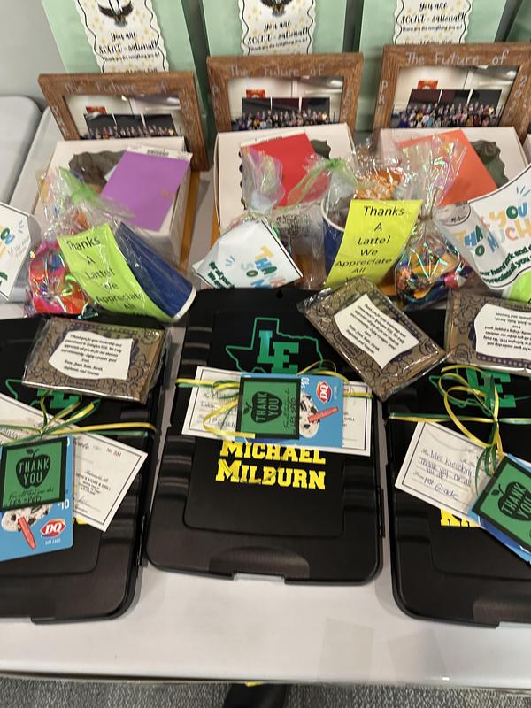 LISD Board of Trustees Board Appreciation LES Gifts Individual Member