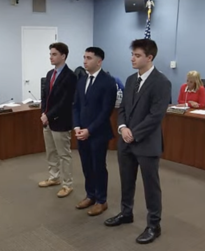 Jack Larkin ’24 Sworn In as Millburn Police Officer