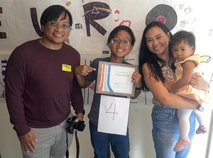 Louis France Revilla and family