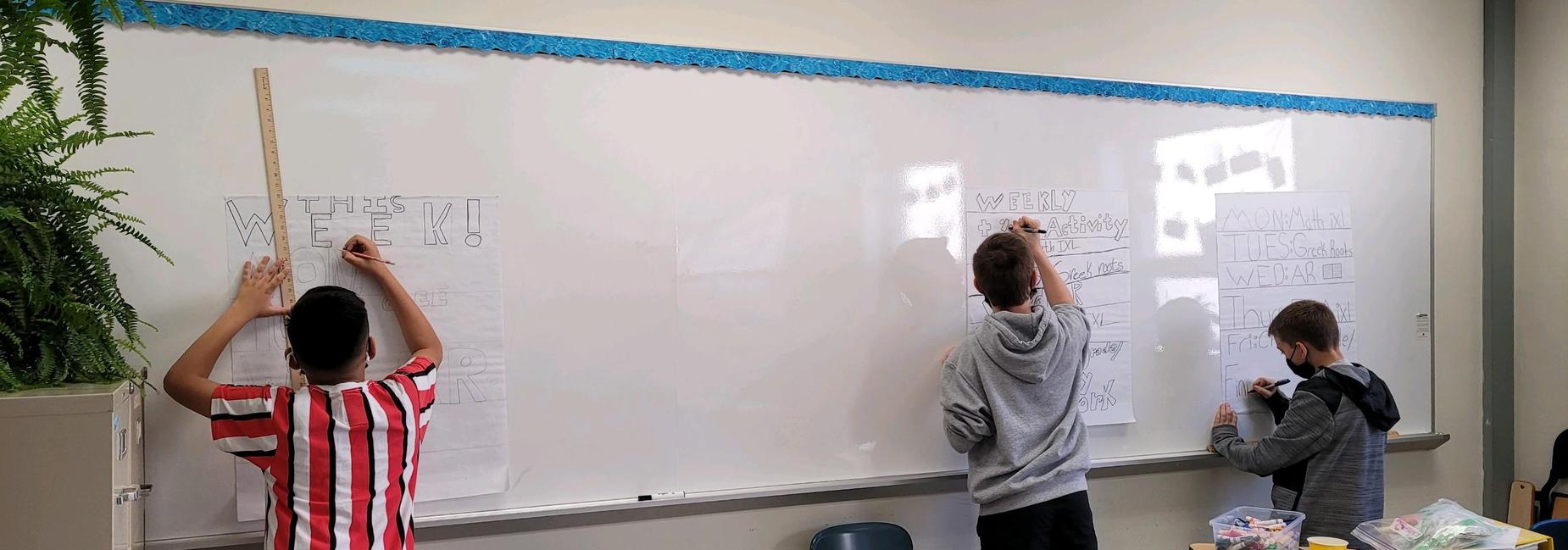Boys Drawing Posters