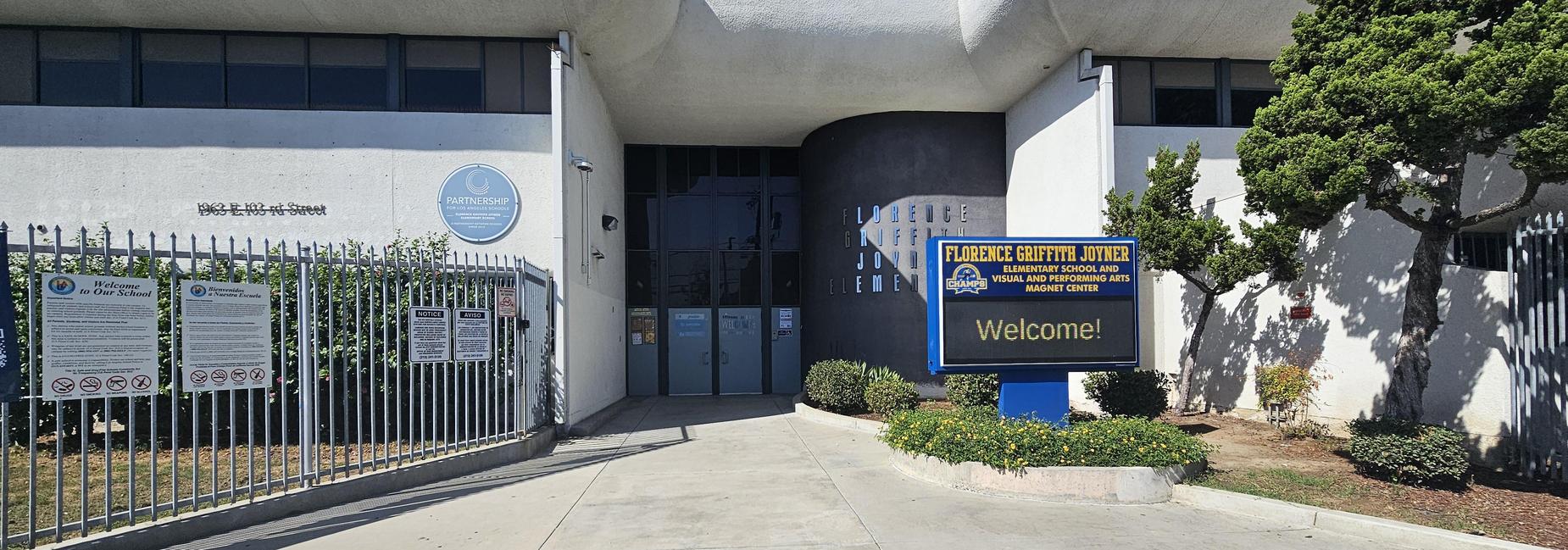 Welcome to Florence Griffith Joyner Elementary School and Visual Performing Arts Magnet Center!