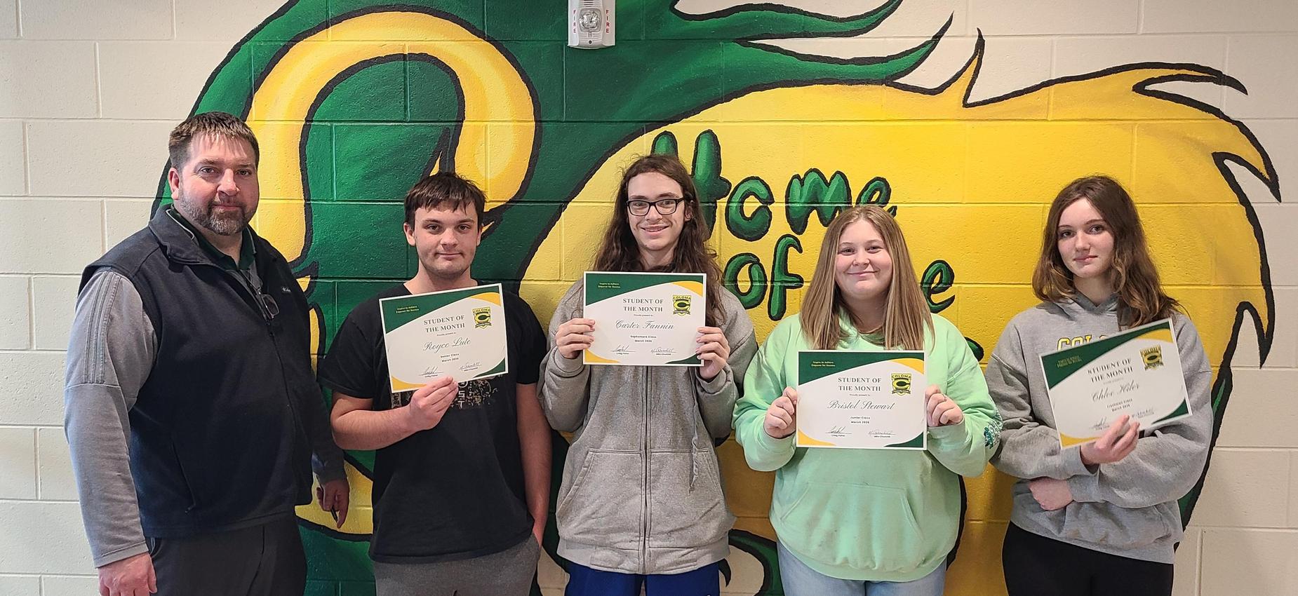 March Students of the Month
