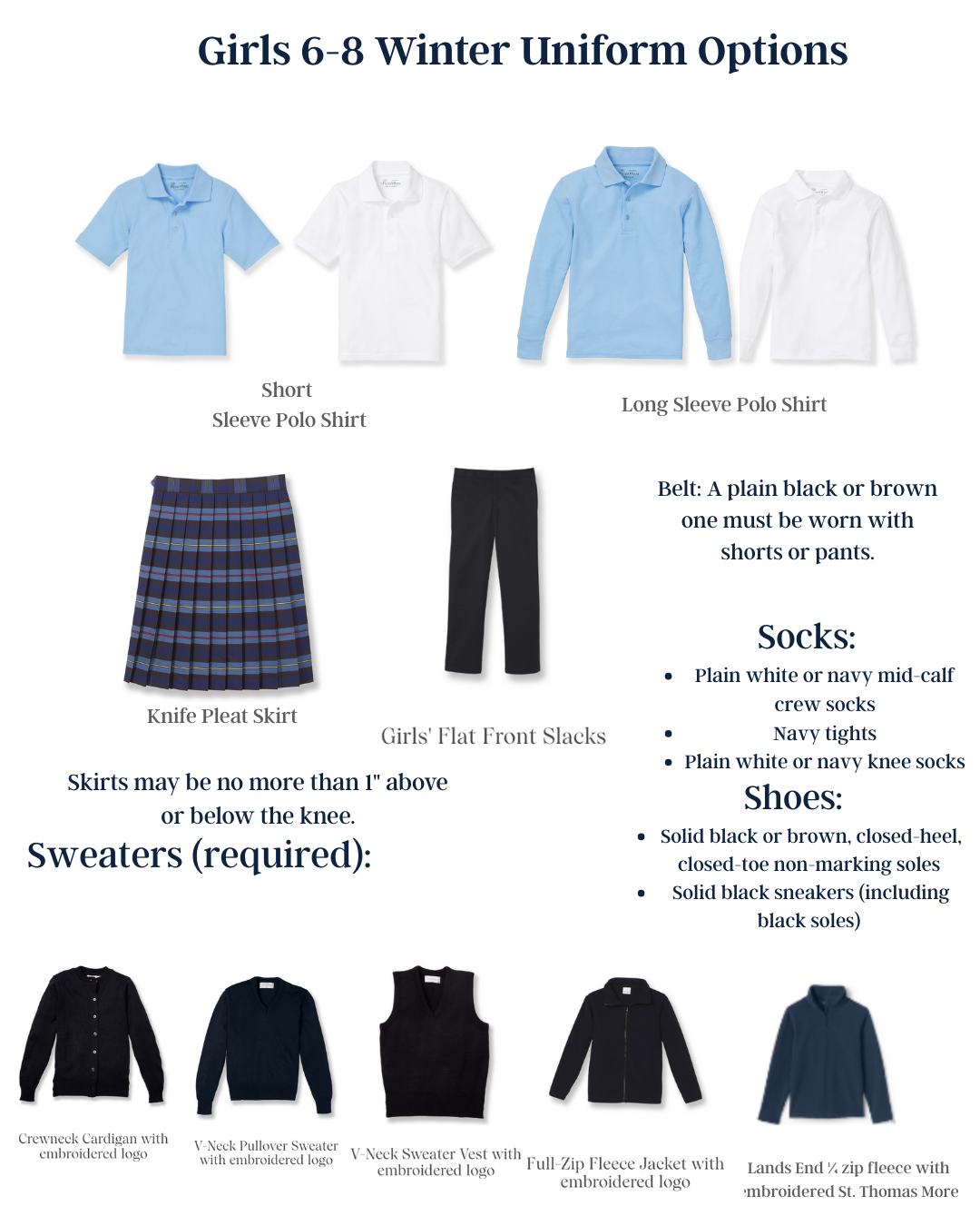 Uniform Parents St. Thomas More Cathedral School Uniform Parents St. Thomas More Cathedral School