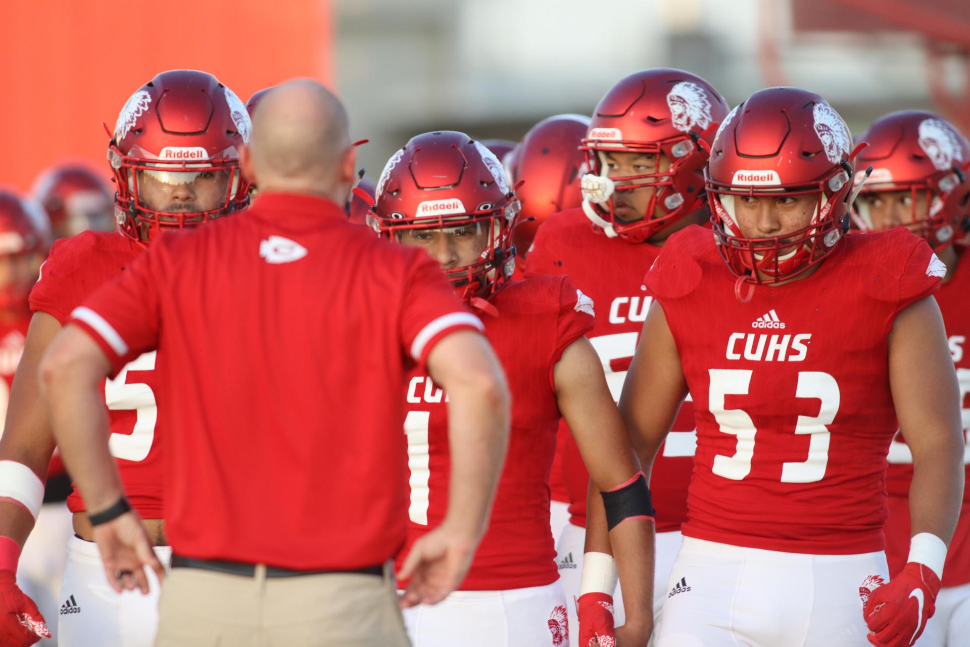 Students enjoying the football game against hoover