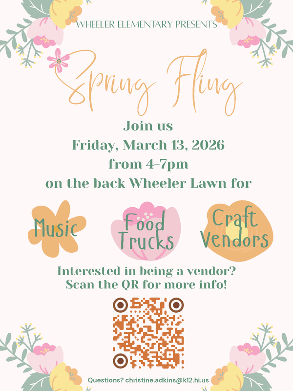 Spring Fling Flyer for March13