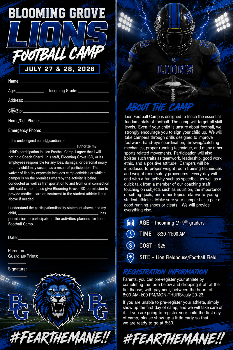 Football Camp Featured Photo