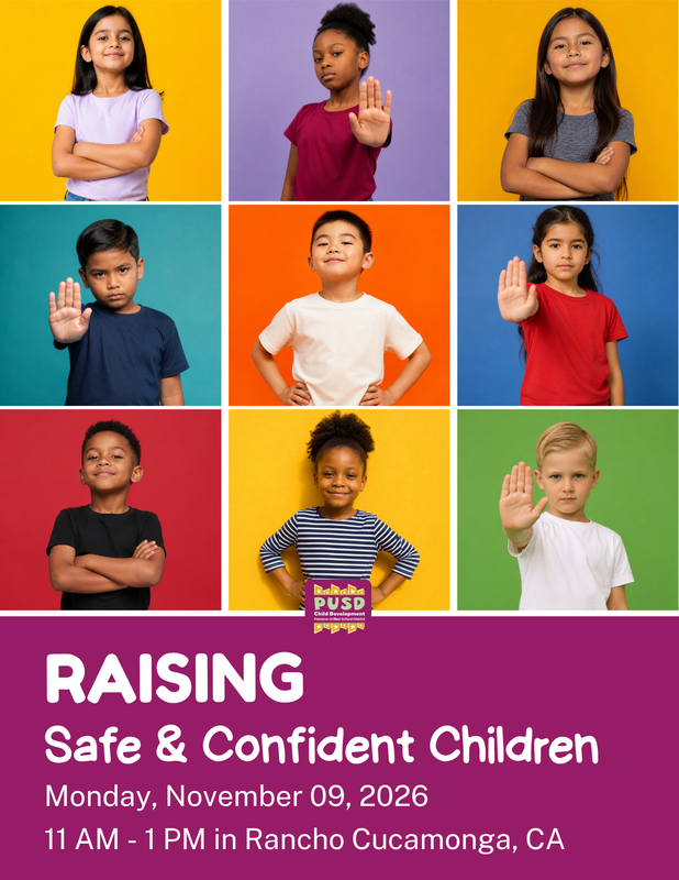 safe and confident children cafe announcement