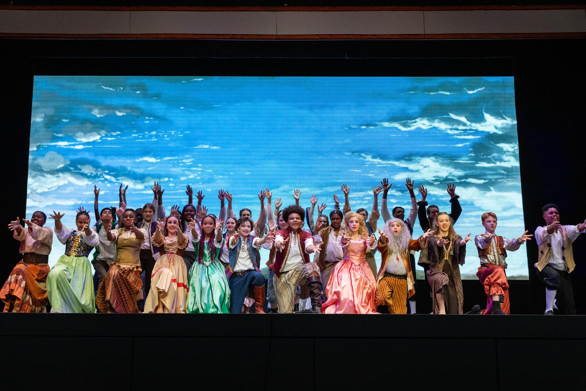 A scene from Something Rotten, Jr.