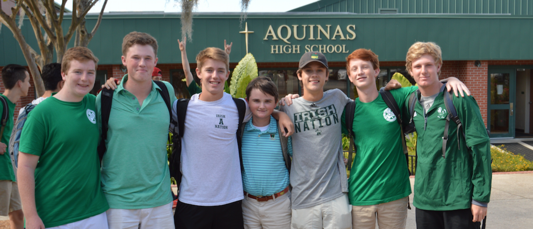 Proud Aquinas students