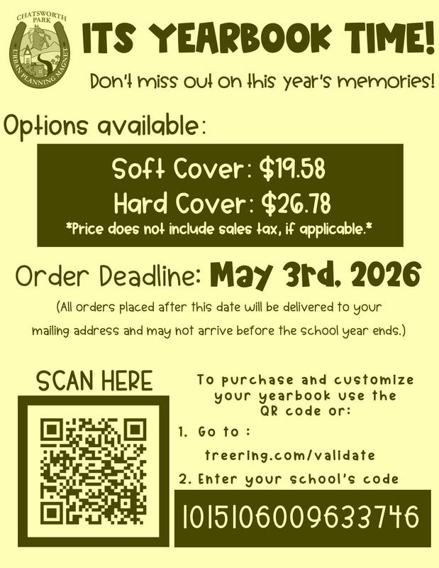 2025-2026 CPUPM Yearbook Order Form
