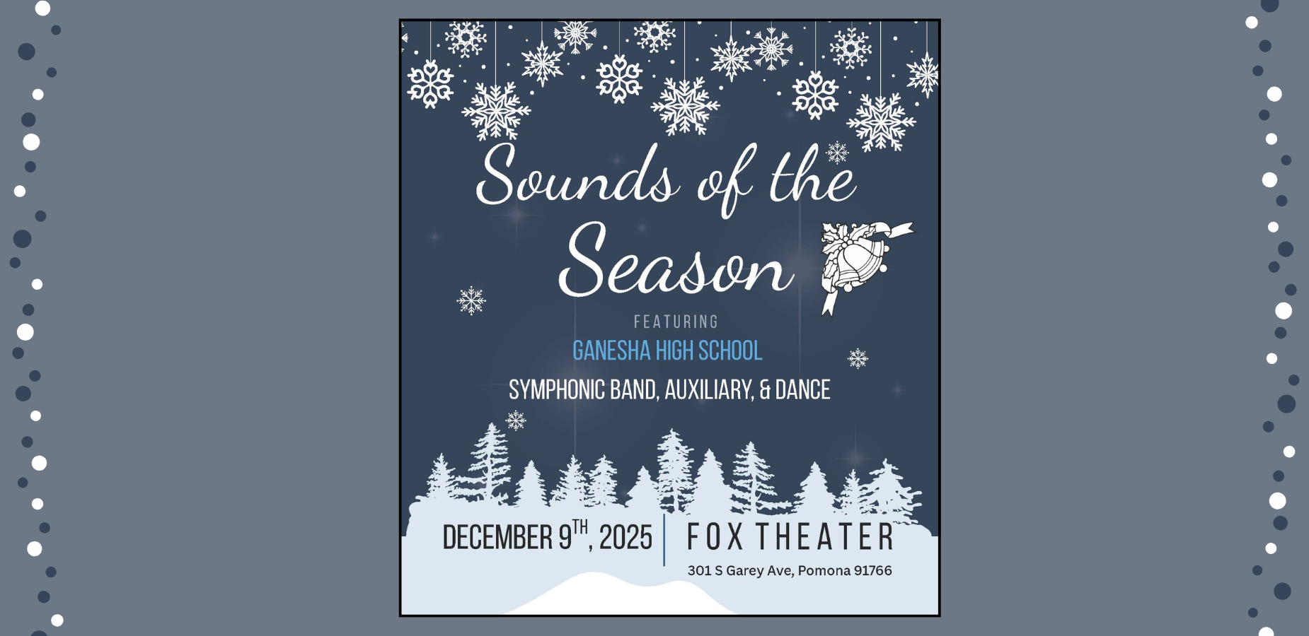 Ganesha HS Winter Performance 12.9.25- shuffle banner for homepage