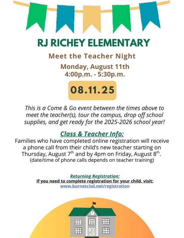 RJ Richey Meet the Teacher Night Featured Photo