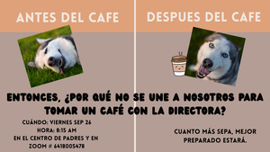 coffee with the principal