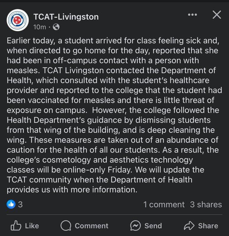 Update from TCAT