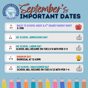 sept impt dates