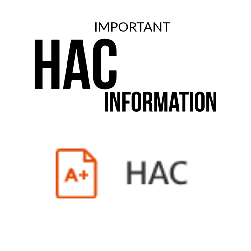 Important HAC Information Featured Photo