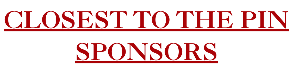 CLOSEST TO THE PIN SPONSORS