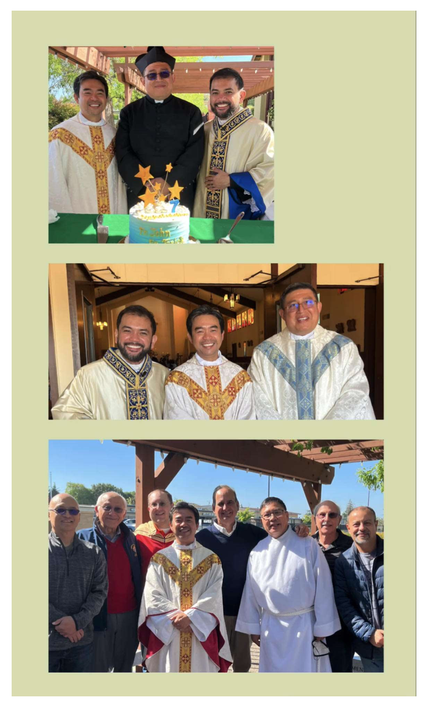 Ordination Anniversary Mass