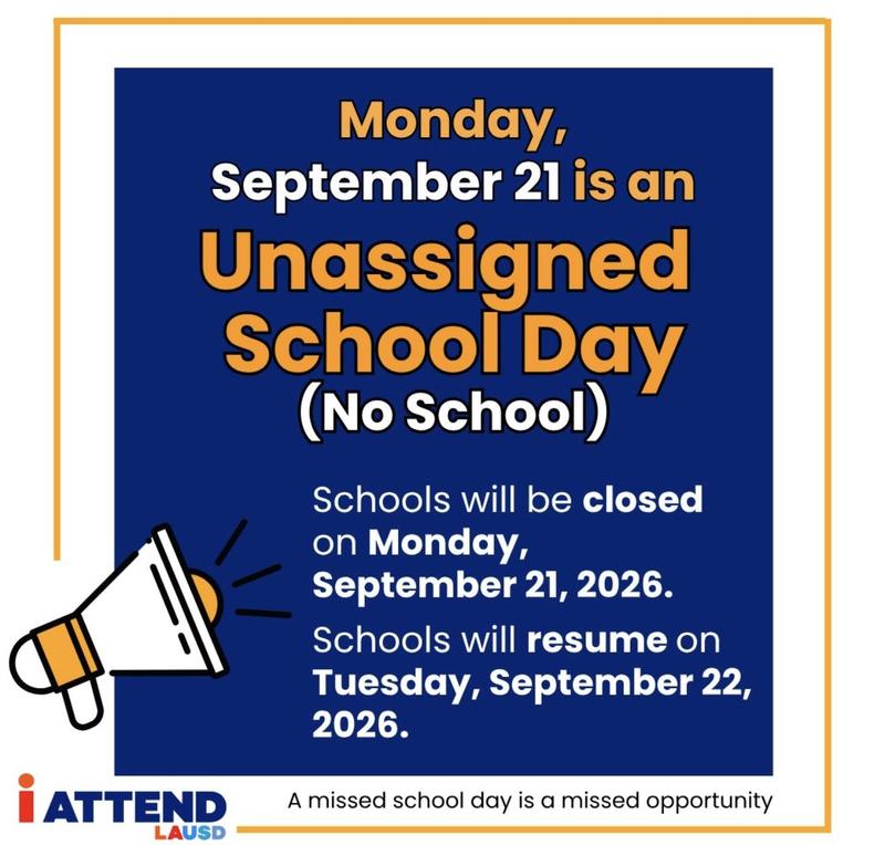 unassigned day for september