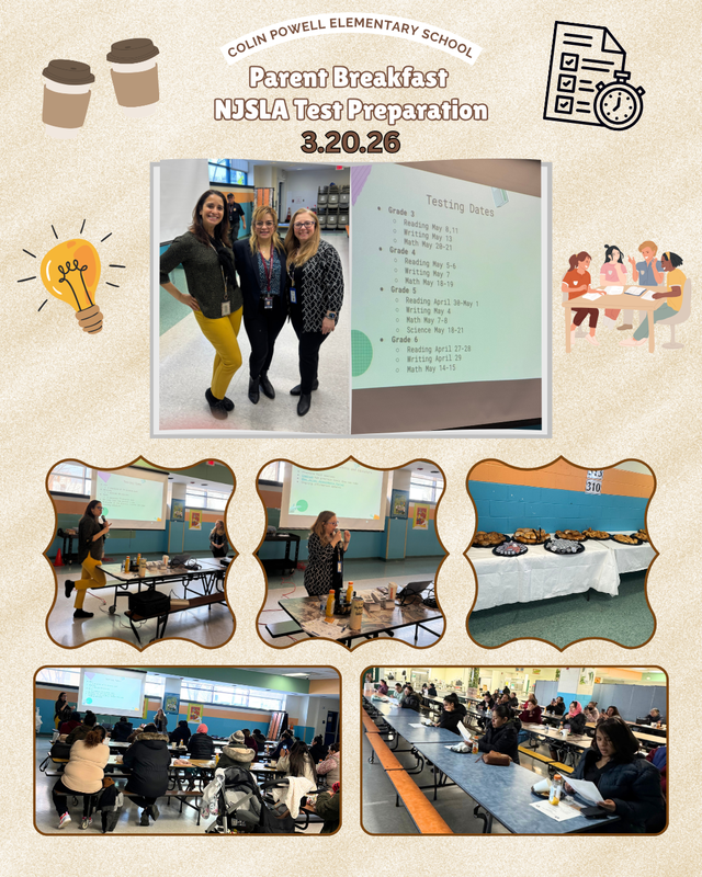 Parent Breakfast at the Colin Powell School