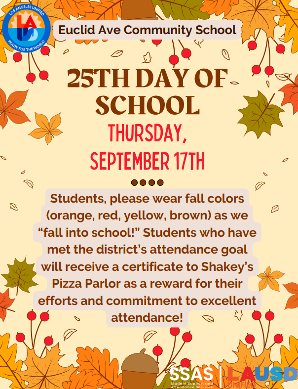 25th Day of School!