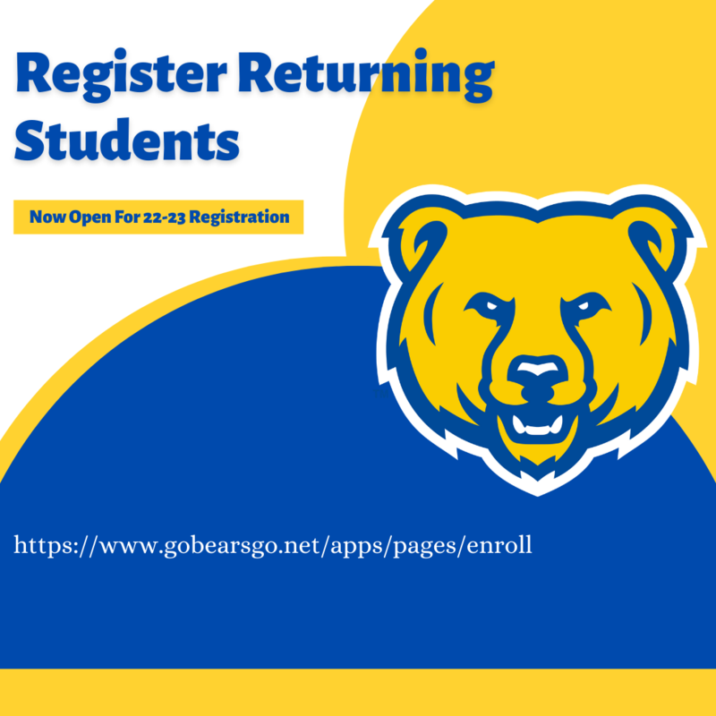 Register returning students here Featured Photo