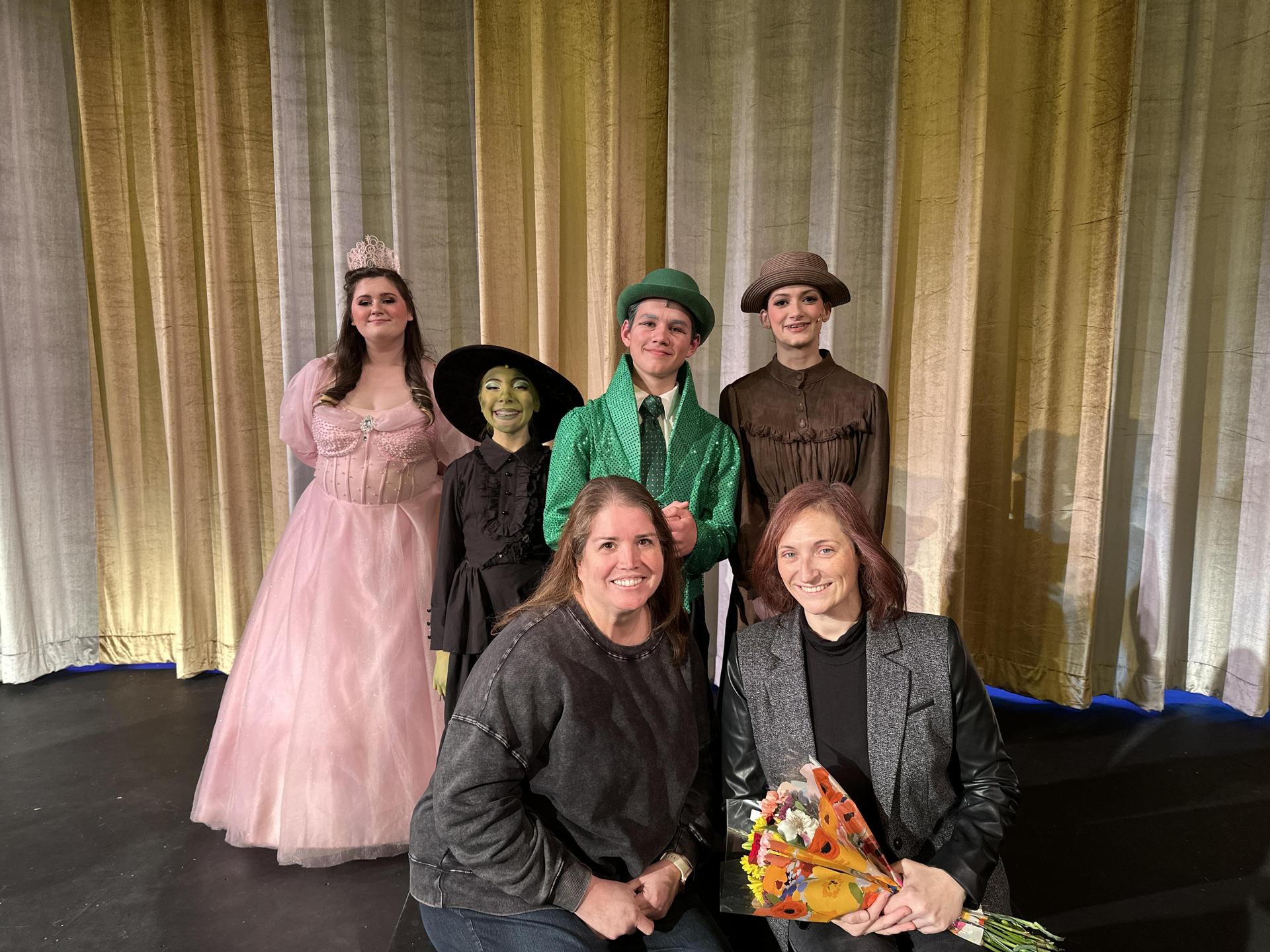 photos of choir and drama students