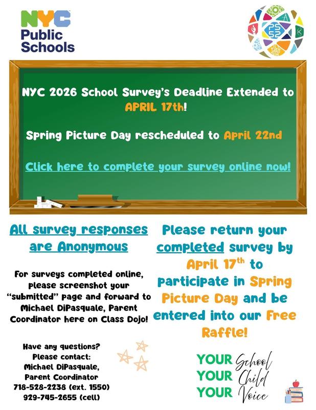 NYC School Survey flyer