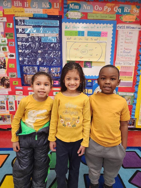 Wearing yellow to respect our future