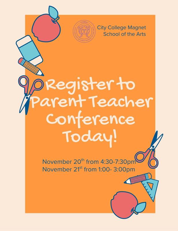 Register for Parent Teacher Conference Today!