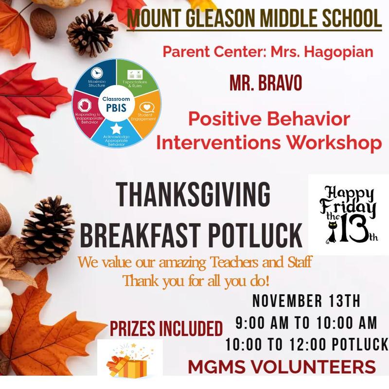 Thanksgiving breakfast potluck