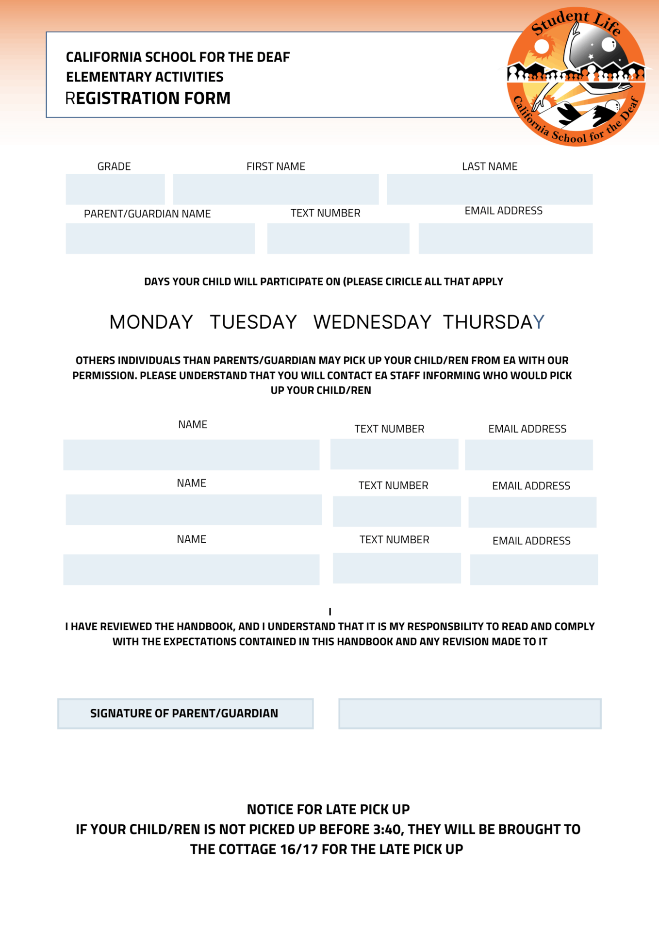 Registration 