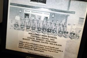 Historical photo provided by former football coach