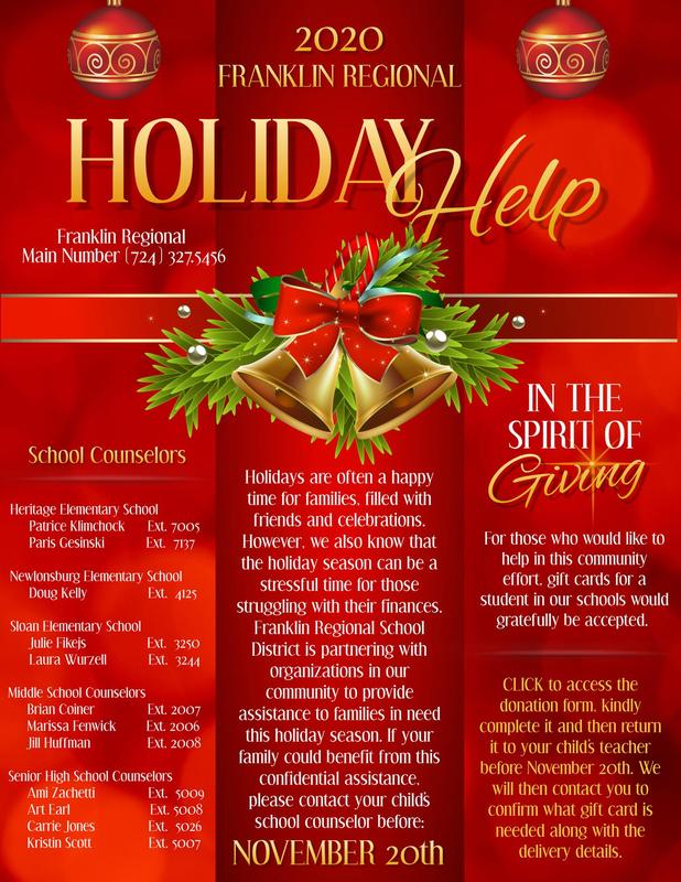 Holiday Help 2020