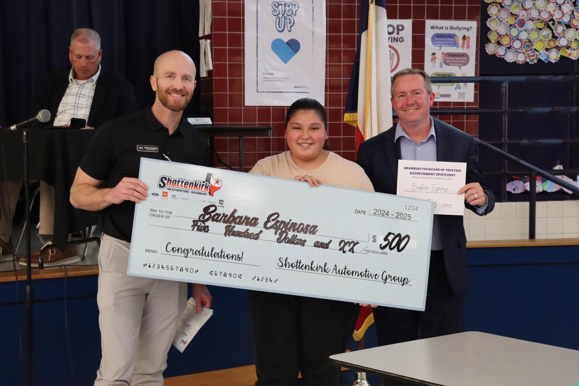 Shottenkirk Senior of the Month