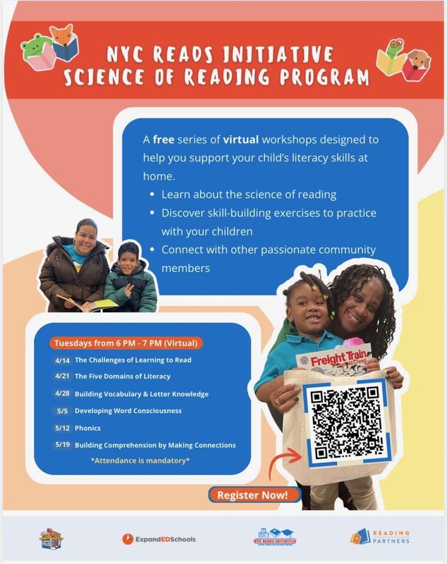 flyer for literacy program