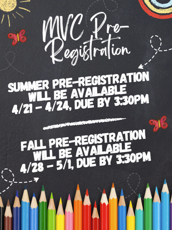 MVC Pre registration