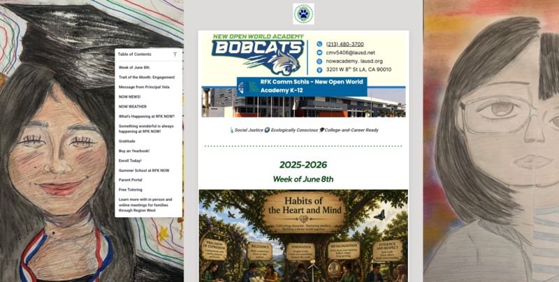 Image of weekly newsletter
