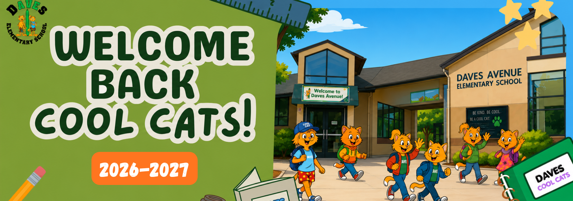 Welcome back cool cats 2026-2027