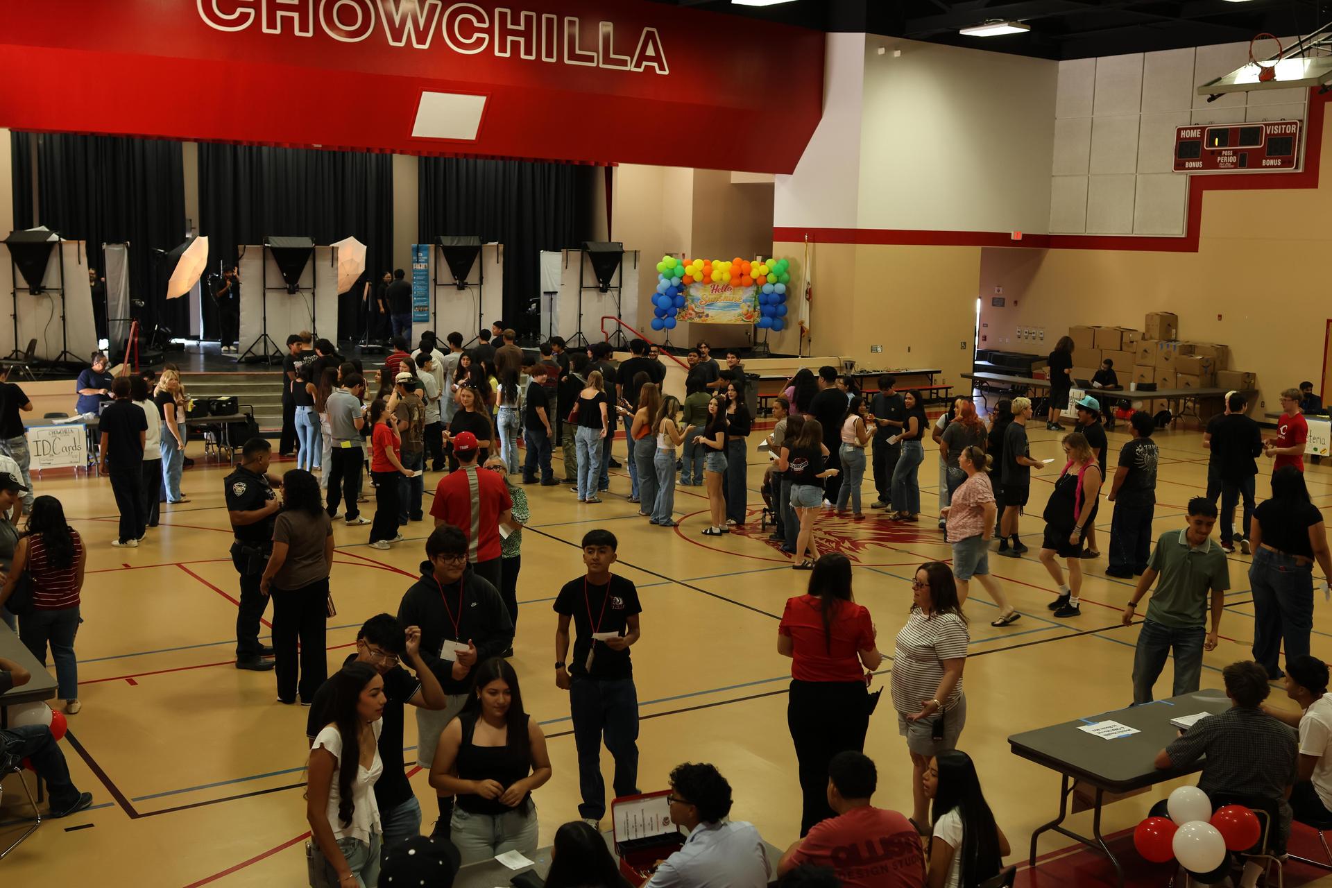Students and staff at Tribe Turnout 8