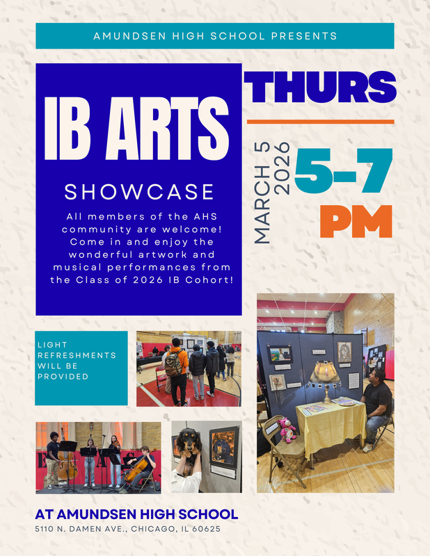 The AHS IB Arts Showcase is Thursday March 5th! Featured Photo