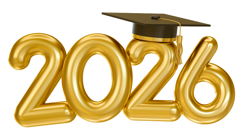 2026 with graduation cap